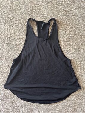 Carbon38 Black Racerback Muscle Tee